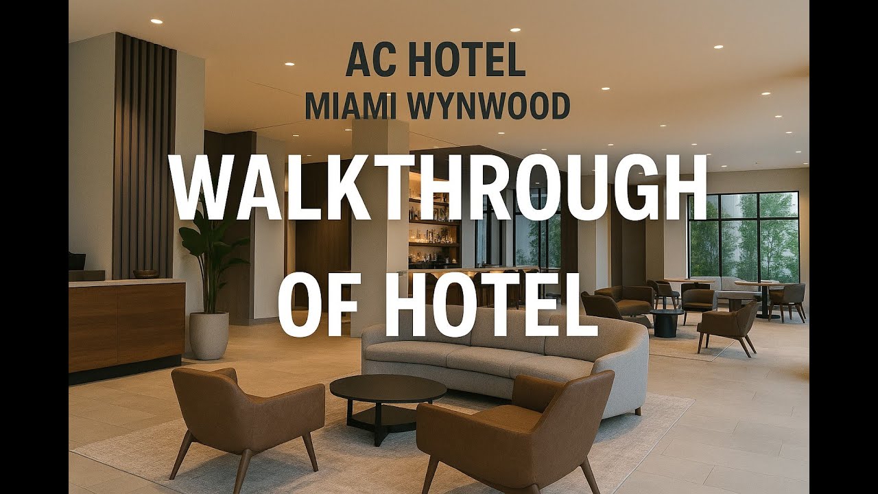 AC Hotel Miami Wynwood Tour | Best Hotel for Cruisers & Solo Travelers Before Your Cruise
