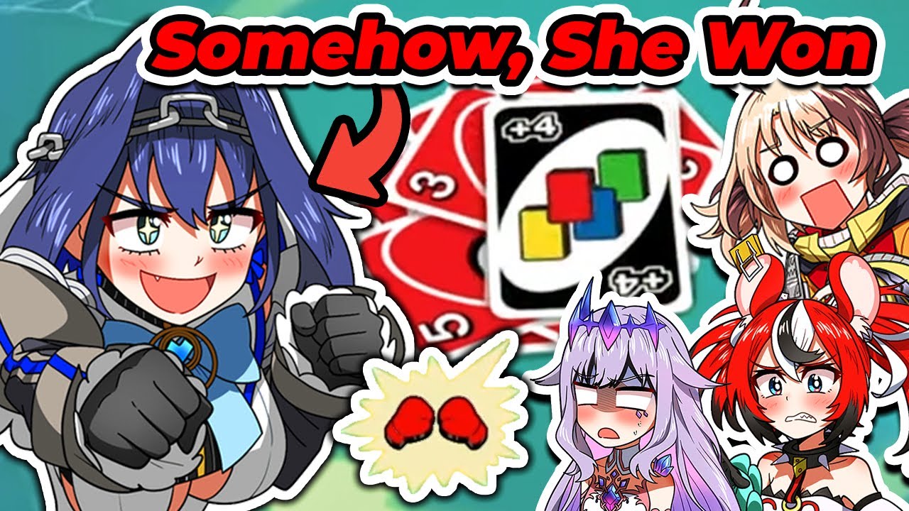 Kronii Won A Round Of Uno Despite Not Knowing The Rules  [ Hololive EN ]