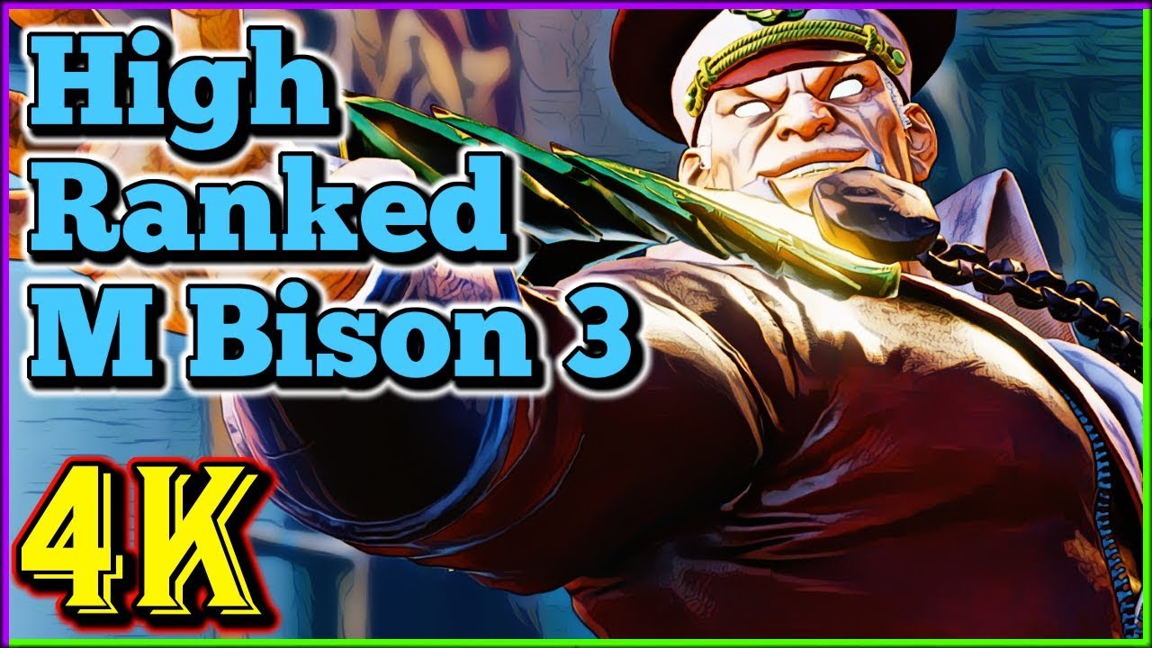 High Ranked M. Bison Compilation 3 | Street Fighter 5 AE | 4K Ultra HD - 60fps - PC | Shadaloo Stew