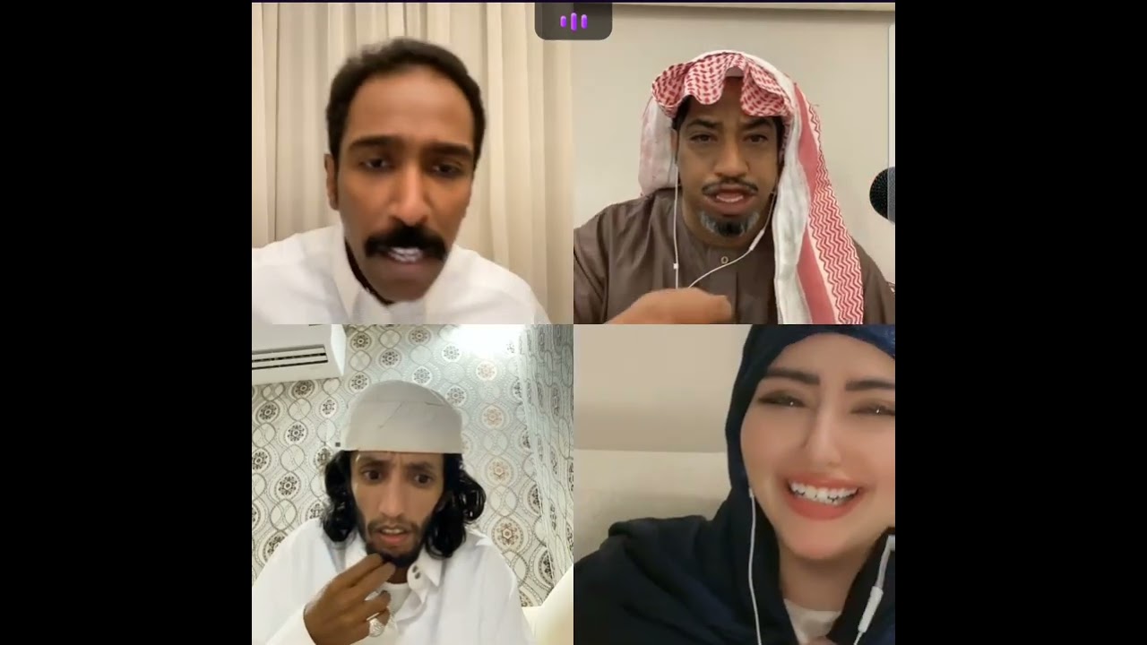 مقرن و فهد مع الجوهرة العنزي و خالد ابو نوره و صلوح 😂ضحك موت😂