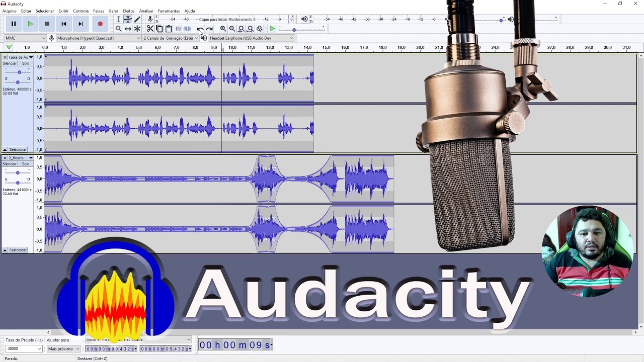 Audacity - Como Aumentar ou Diminuir o Volume do &Aacute;udio