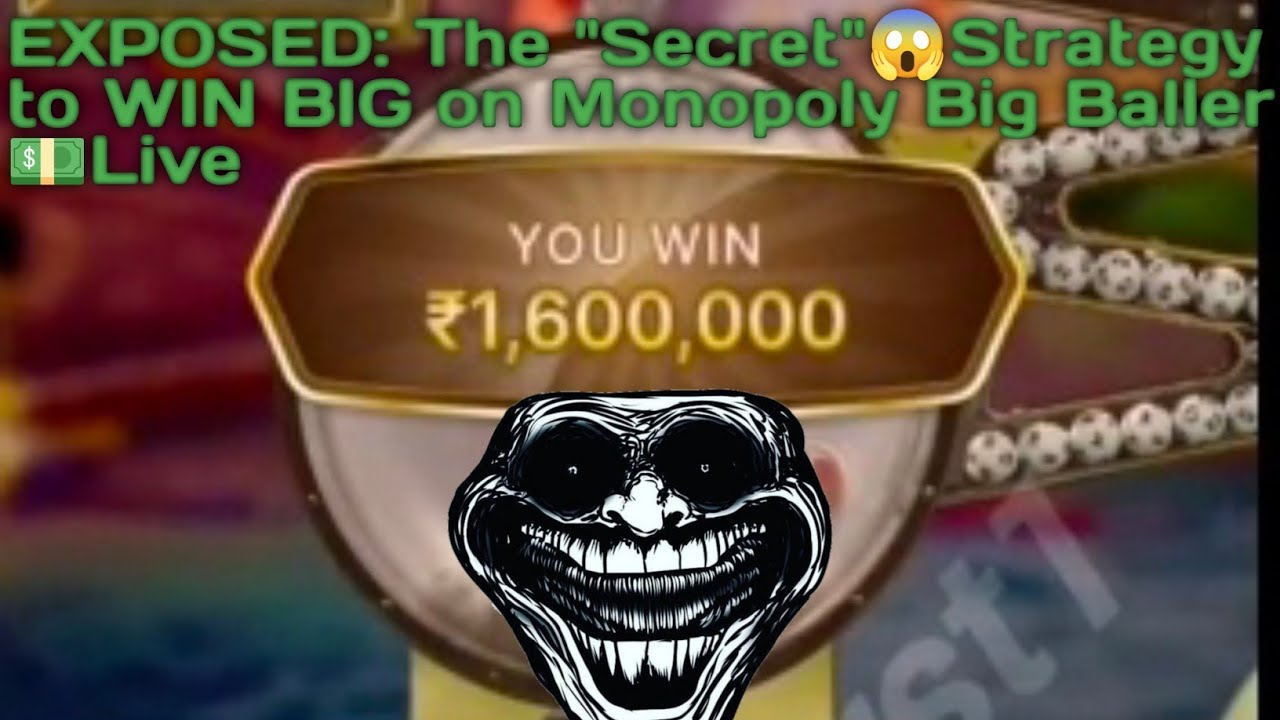 EXPOSED: The "Secret"😱Strategy to WIN BIG on Monopoly Big Baller💵Live 