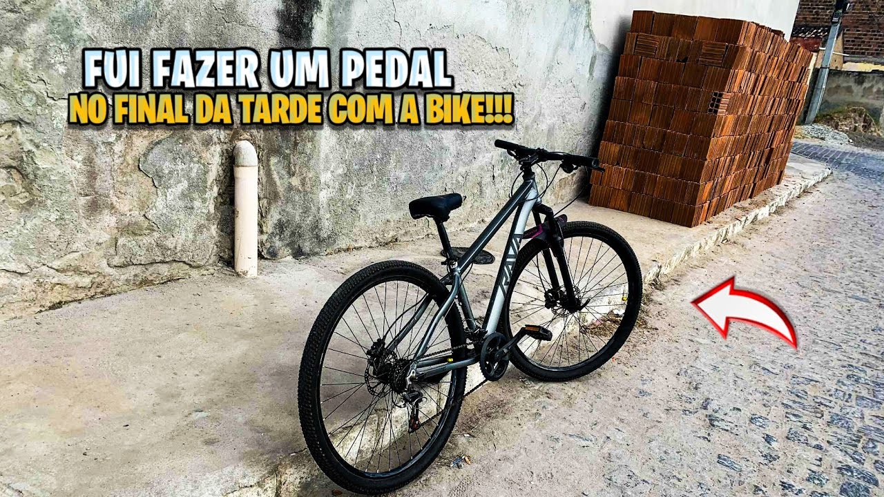 FUI FAZER PEDAL DE BIKE NO FINAL DA TARDE +10km de pedal de bike*