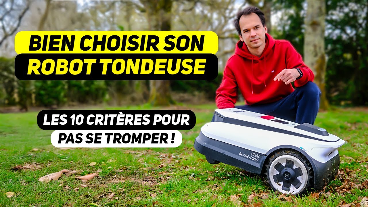 10 CRITÈRES pour bien choisir sa TONDEUSE ROBOT en 2025 - Avec l'Ecovacs GOAT A1600 RTK