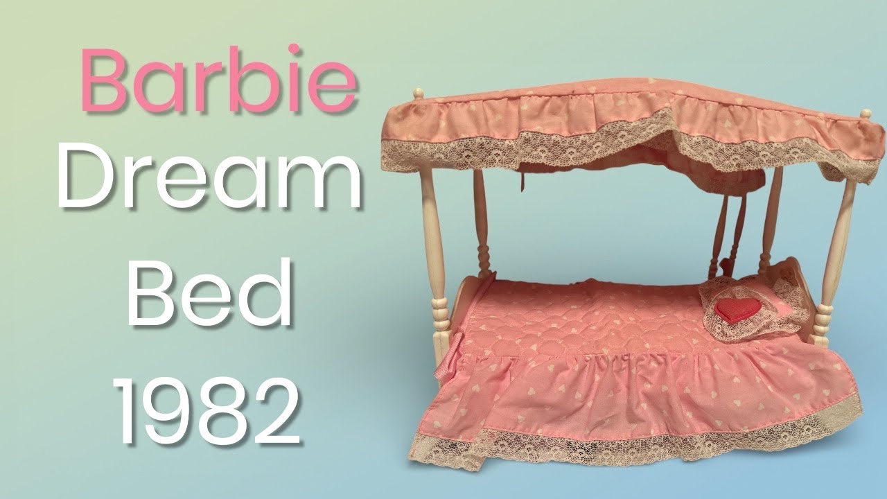 Barbie Dream Bed from 1982 Unboxing and Assembling 