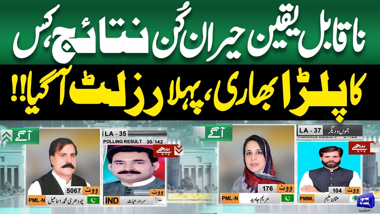 PMLN vs PPP!! AJK Election Results 2026 Phase 2 | First Shocking Results Revealed | Dunya News