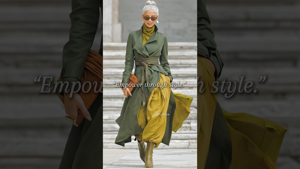 Chic Autumn Layers for Mature Icons🍁 #over60style #elegantlooks #falloutfits #fashionstyle #styling