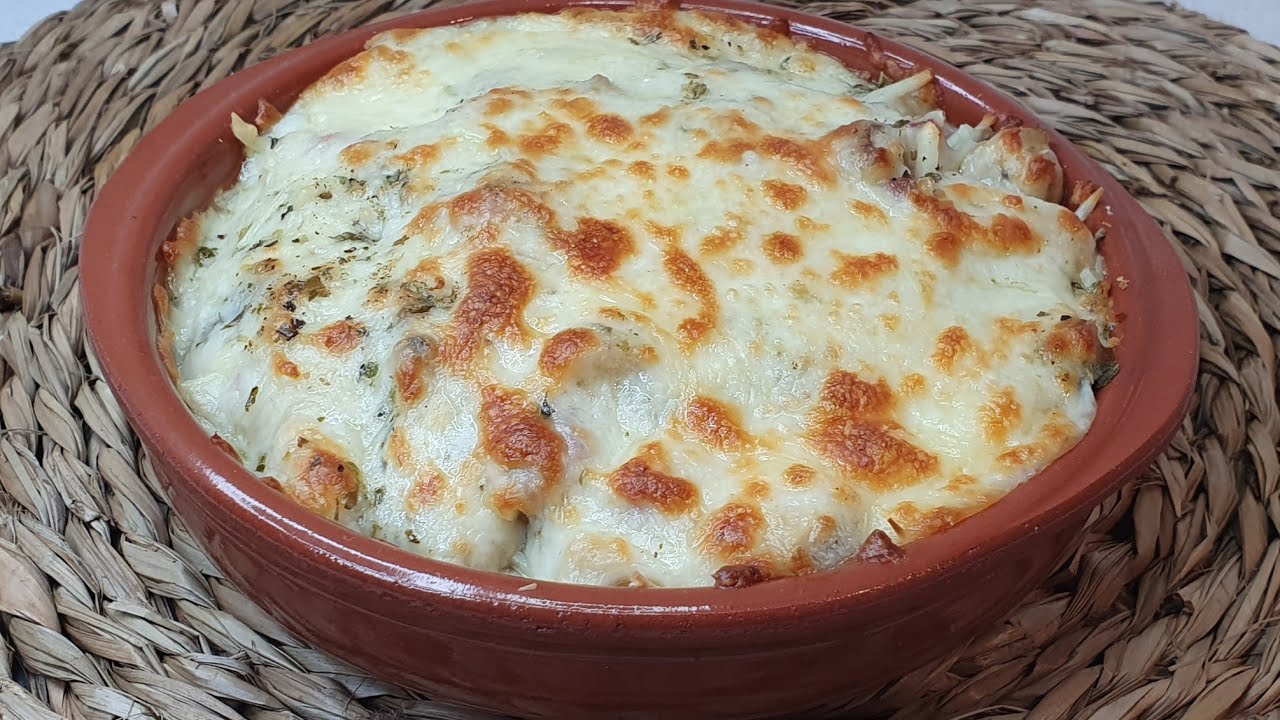 CHAMPI&Ntilde;ONES GRATINADOS.  Quedan deliciosos!