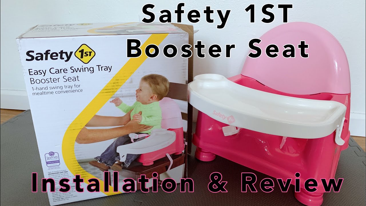 How to install Safety 1st Easy Care Swing Tray Booster Seat plus Review|Walmart booster seat
