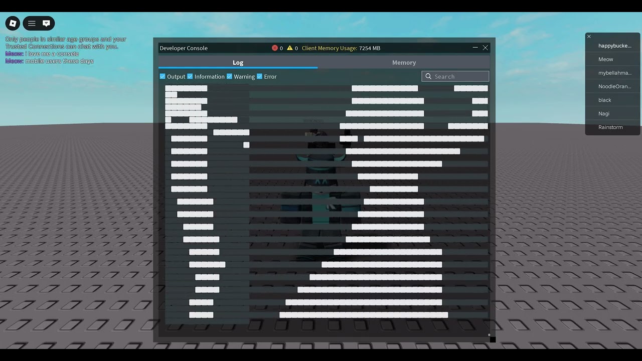 Bad apple but its played on the roblox consoles