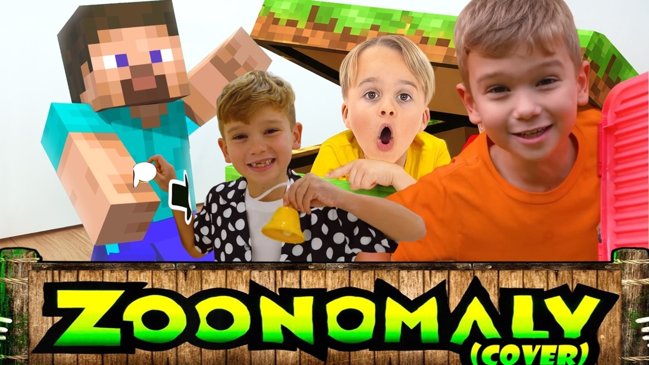 VLAD AND NIKI | Sharing is Caring Chris and Mike’s Playroom Adventure - Zoonomaly Theme Song (COVER)