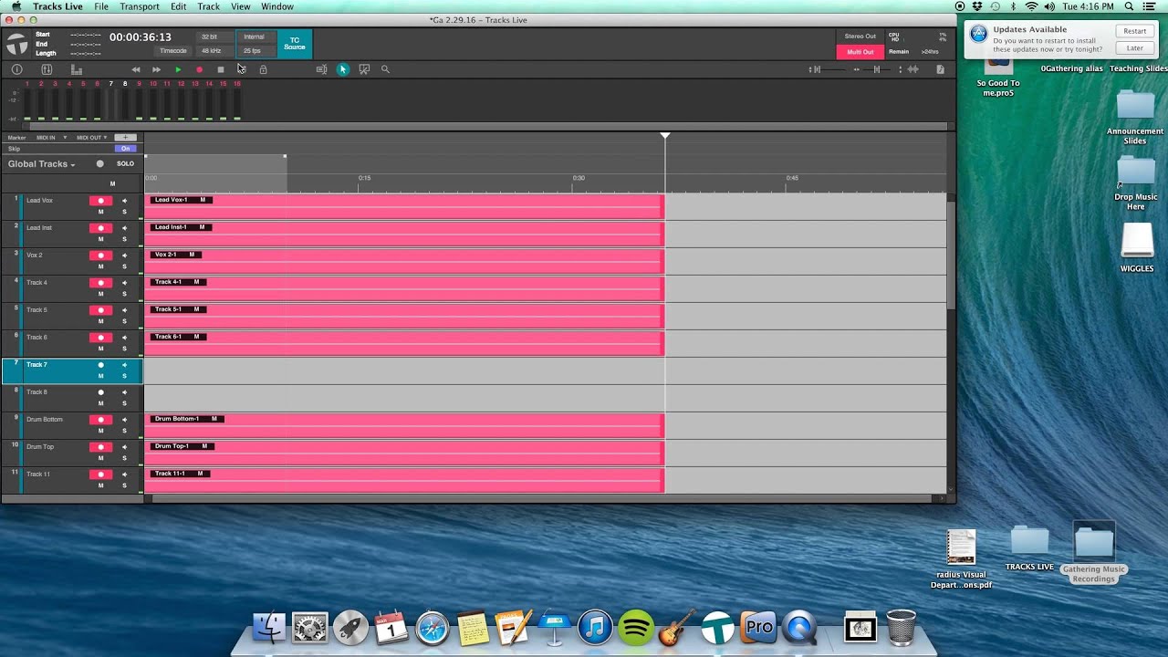 radius Audio Training - Waves Tracks Live Tutorial