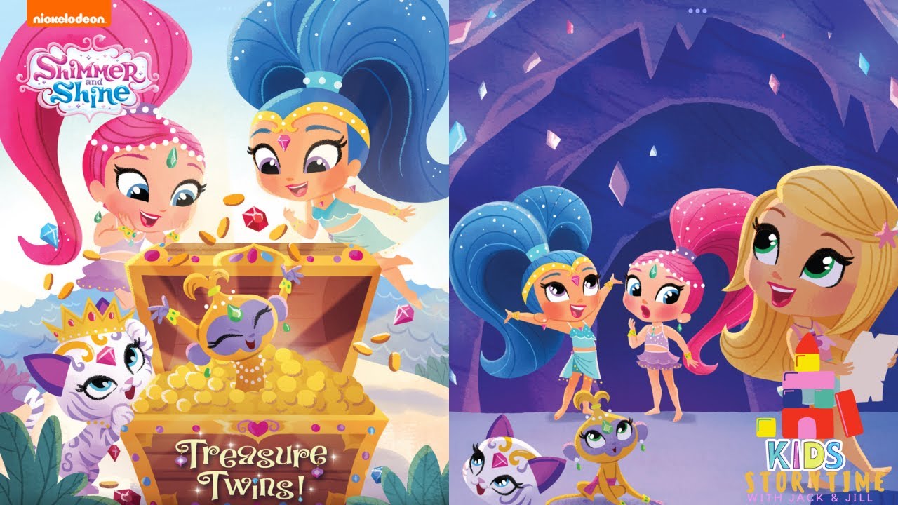🧞‍♀️🧞Kids Book Read Aloud: Kids Book Read Aloud: Nickelodeon Shimmer and Shine : Treasure Twins!