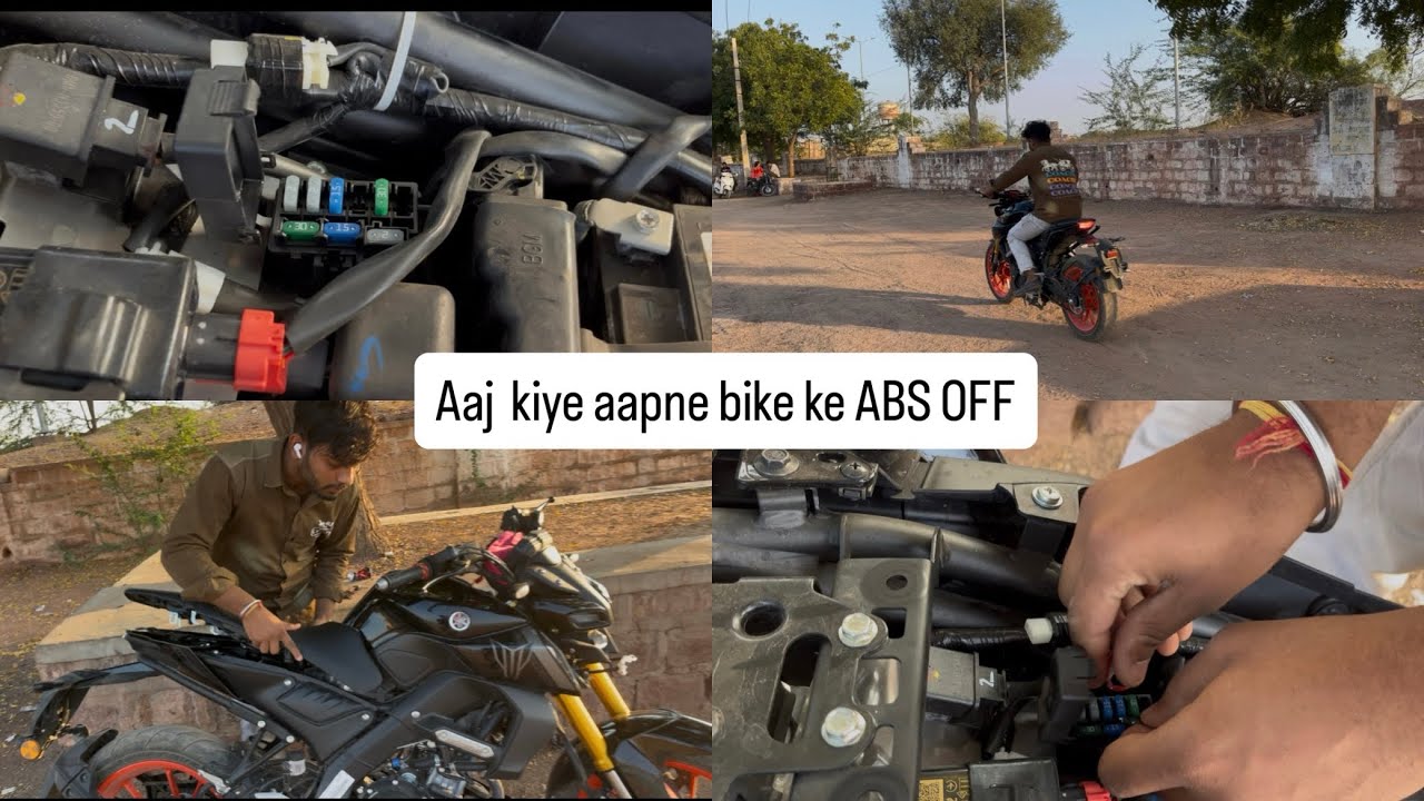 Aaj kiye aapne mt15 ke ABS OFF 
