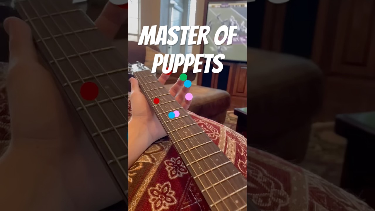 Master Of Puppets - Metallica Guitar Lesson + Tutorial