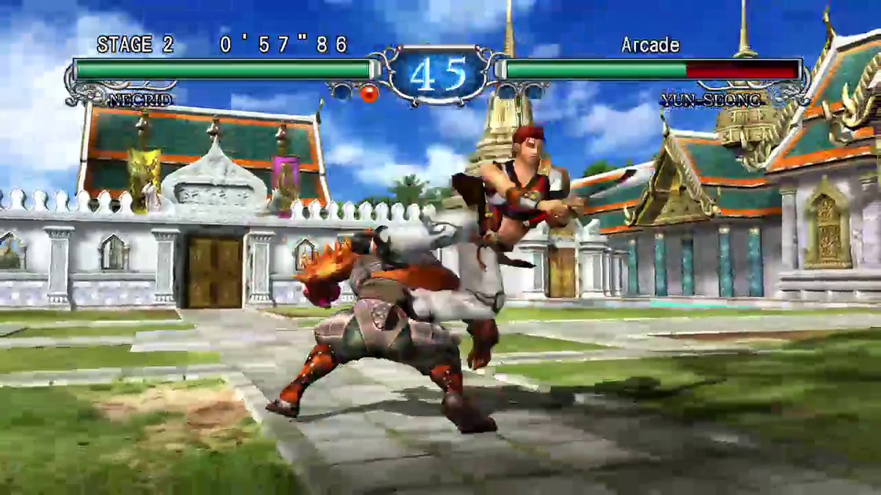 Soulcalibur 2 HD Online - Arcade with Necrid and Commentary