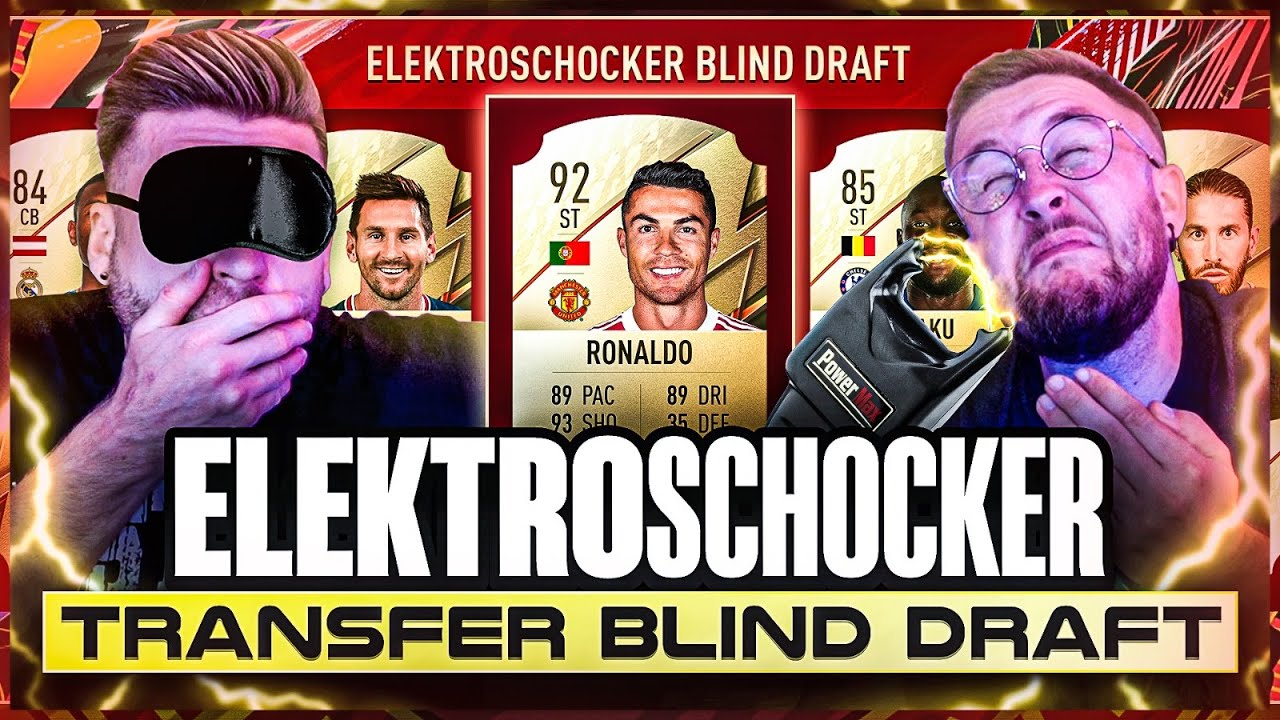 Wer bekommt den HARDCORE Elektroschocker (Nicht NACHMACHEN)⚡️💀 CR7 TRANSFER Blind Draft Battle !!