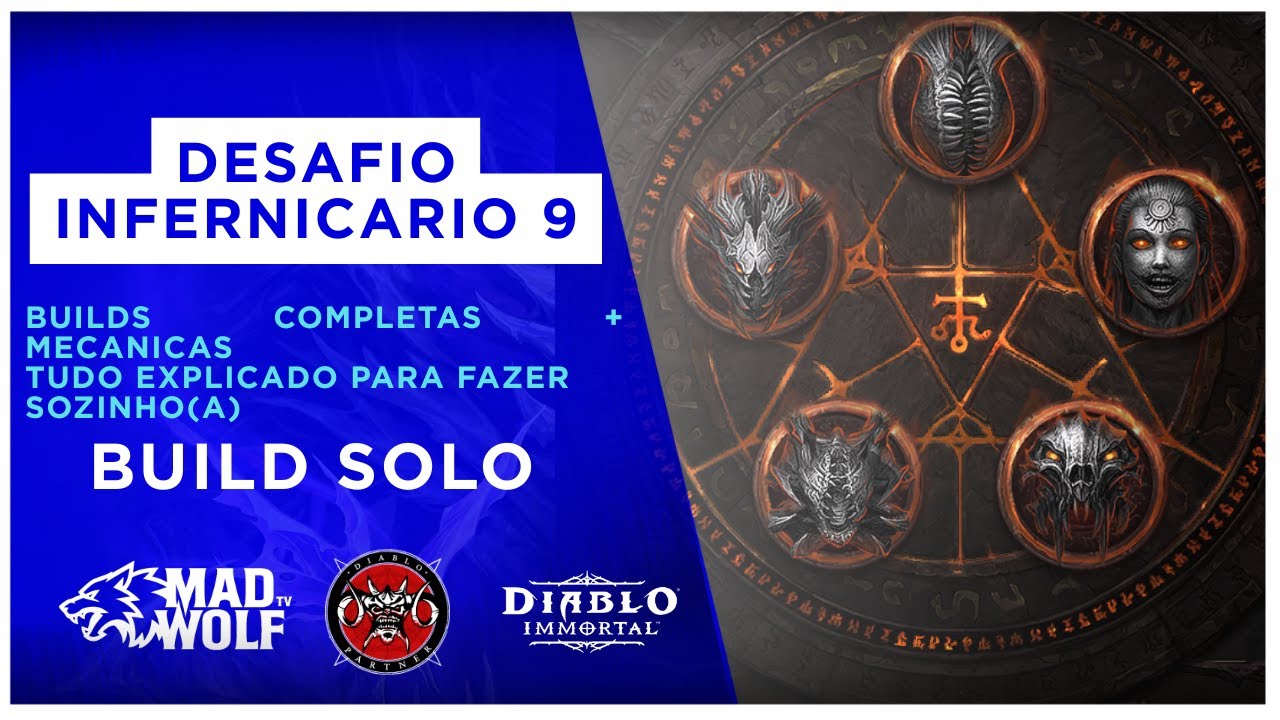 Desafio do Infernicário - Inferno 9 - Build Solo Bárbaro. feat @Galadir