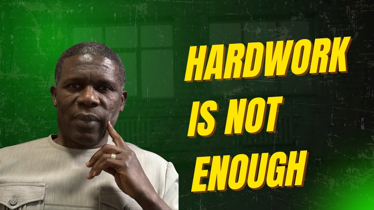 HARD WORK IS NOT ENOUGH.