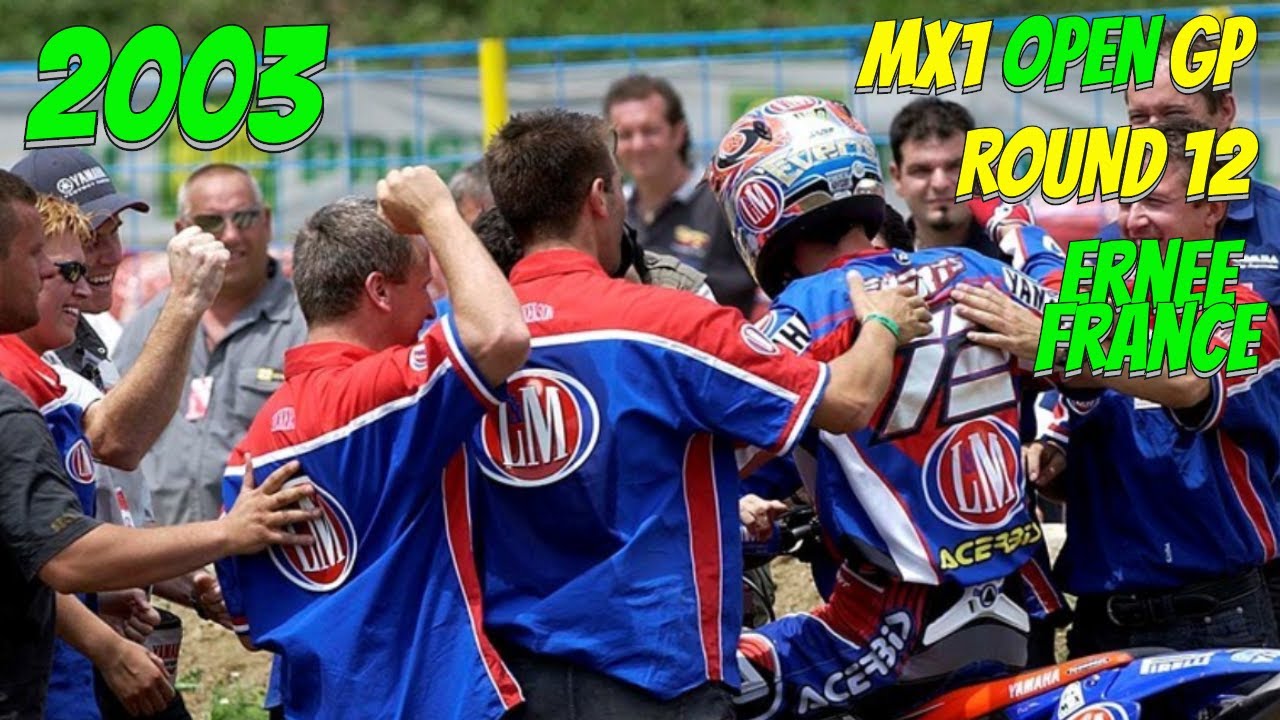 2003 MOTOCROSS MX1 OPEN GP - ERNEE, FRANCE - ROUND 12 MXGP