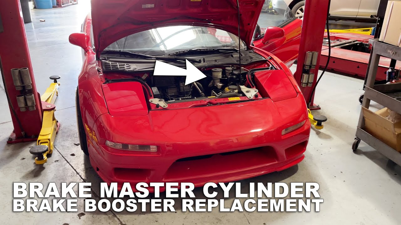 BRAKE MASTER CYLINDER AND BOOSTER REPLACEMENT : 1991 ACURA NSX