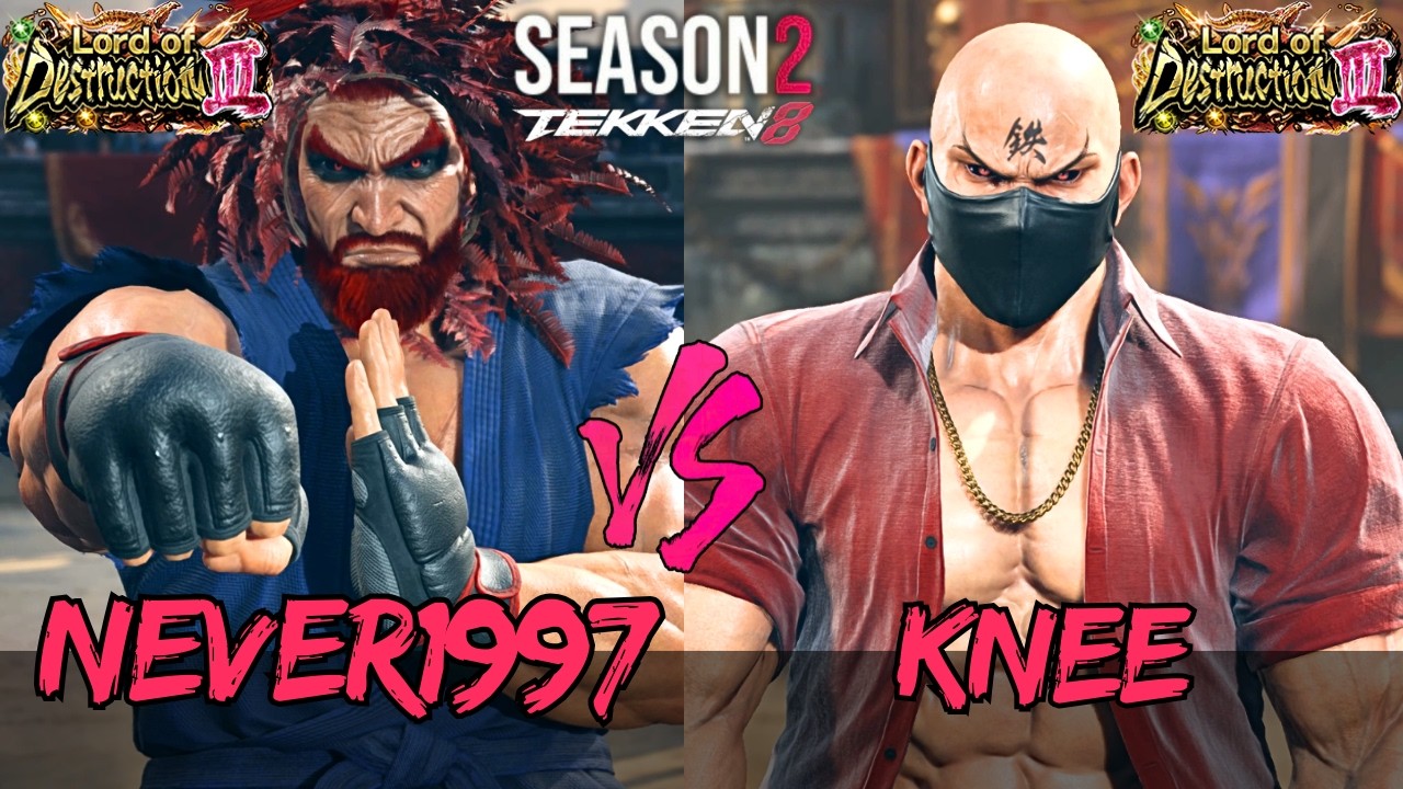 Tekken 8 - Season 2 ▰ Never1997 (Heihachi) Vs Knee (Feng) ▰ High Level Gameplay