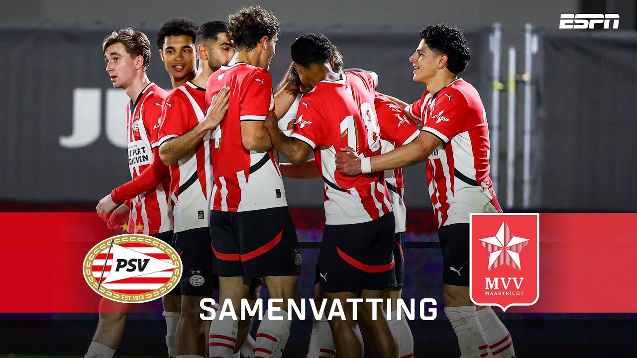 19-JARIGE Marcus Younis blinkt uit bij de beloften van PSV👏 | Samenvatting Jong PSV - MVV
