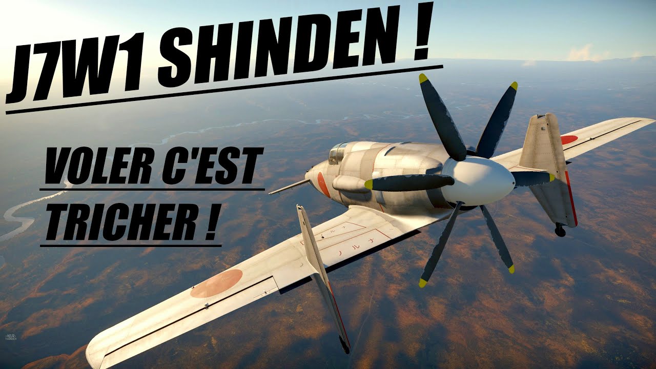 Le J7W1 ! Ou le Ki44 à l'envers !