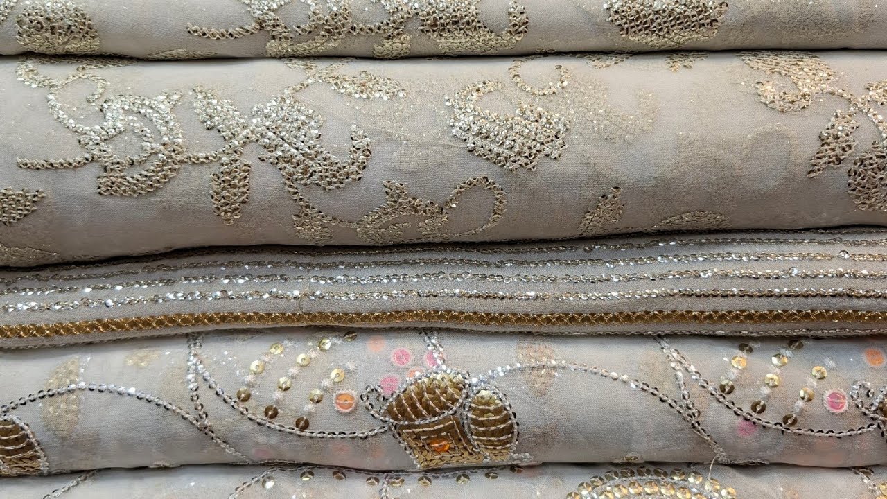 Life hack for white cloths ||pure embroidered chiffon & chickankari white For dying fabric || Auriga