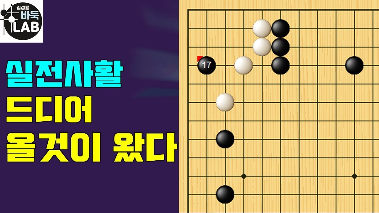 [바둑랩 강좌] 실전 필수사활-한 수만 실수해도 망하는 공포의 침입