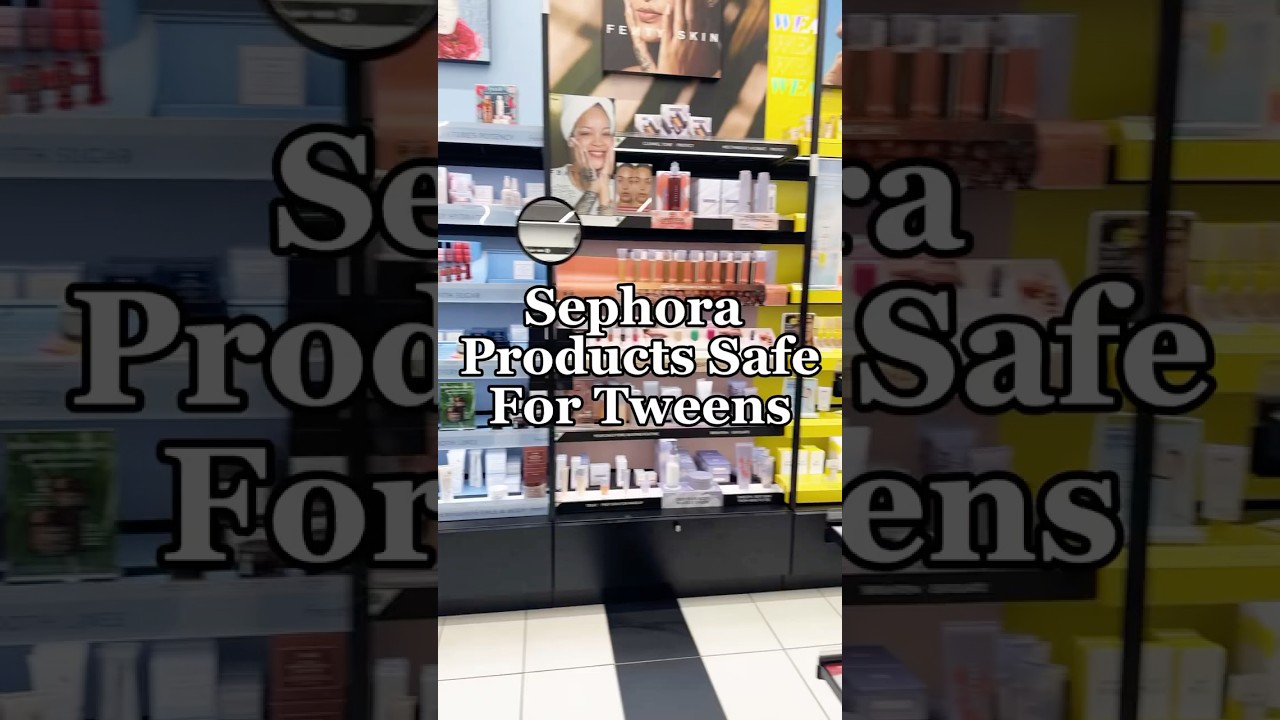 Sephora products safe for tweens #sephora #sephorahaul #tween #lipbalm #beauty #viralshort