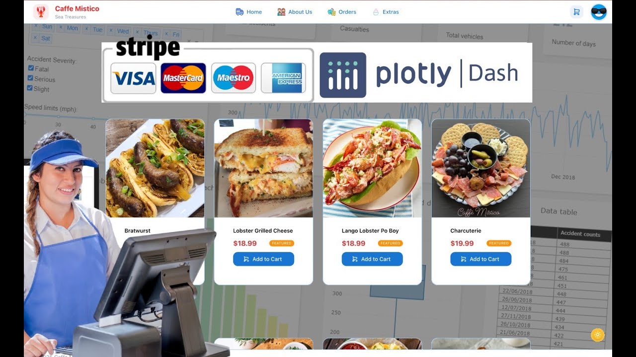 Build a Full-Stack Restaurant POS System | Python, Dash & Stripe SaaS Template