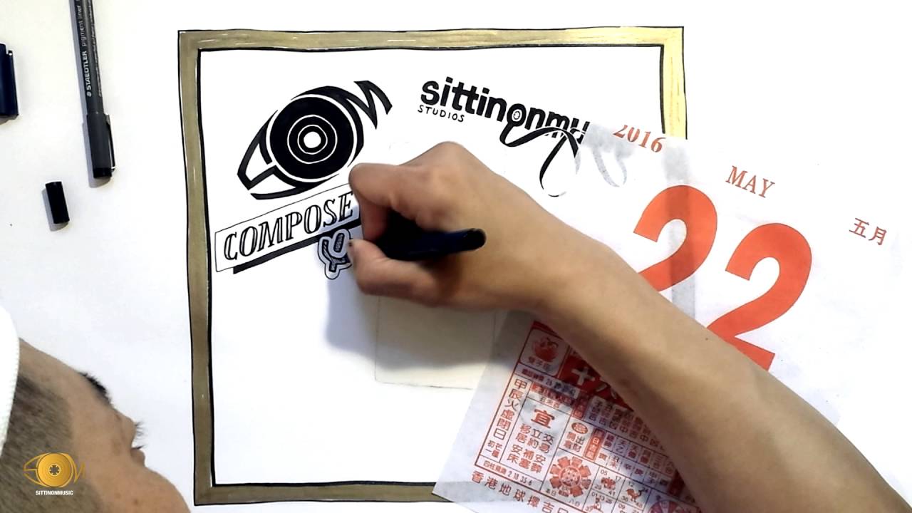 SOM SittinOnMusic Time Lapse drawing