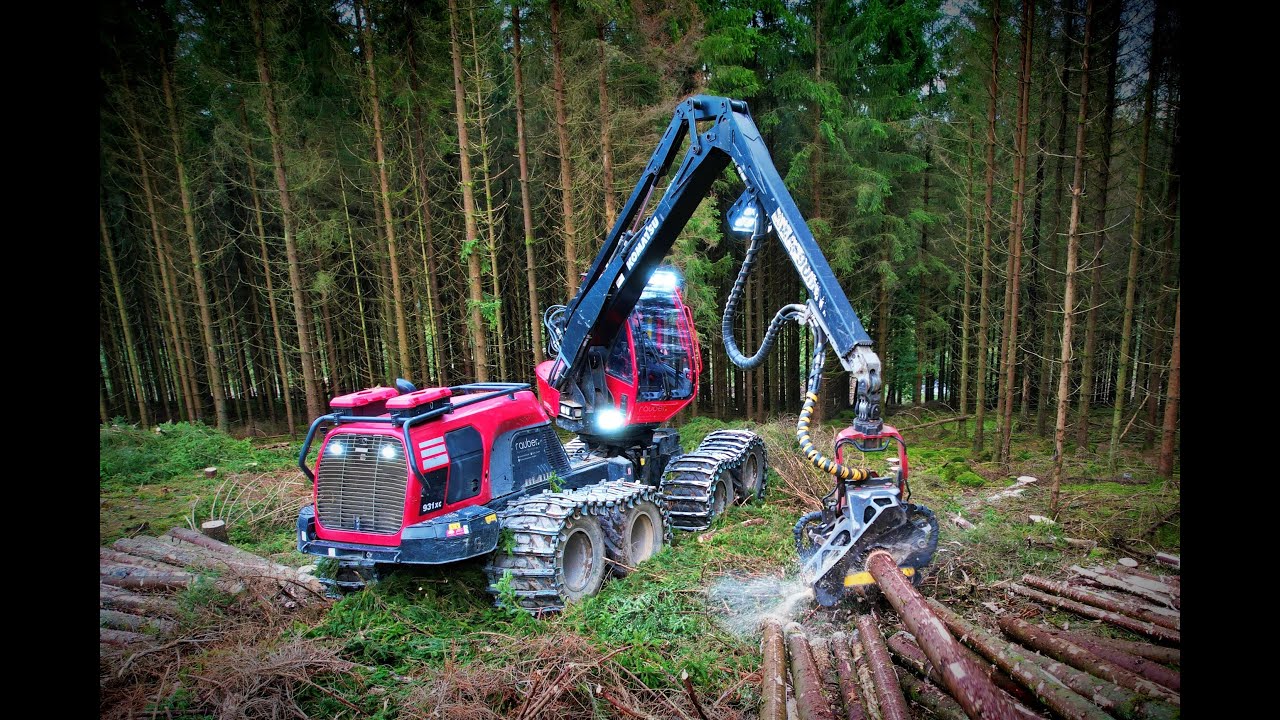 🌲*CabView* Komatsu 931XC • HarvesterAction • DroneView • Forstbetrieb Rauber • Fast Logging 🌲