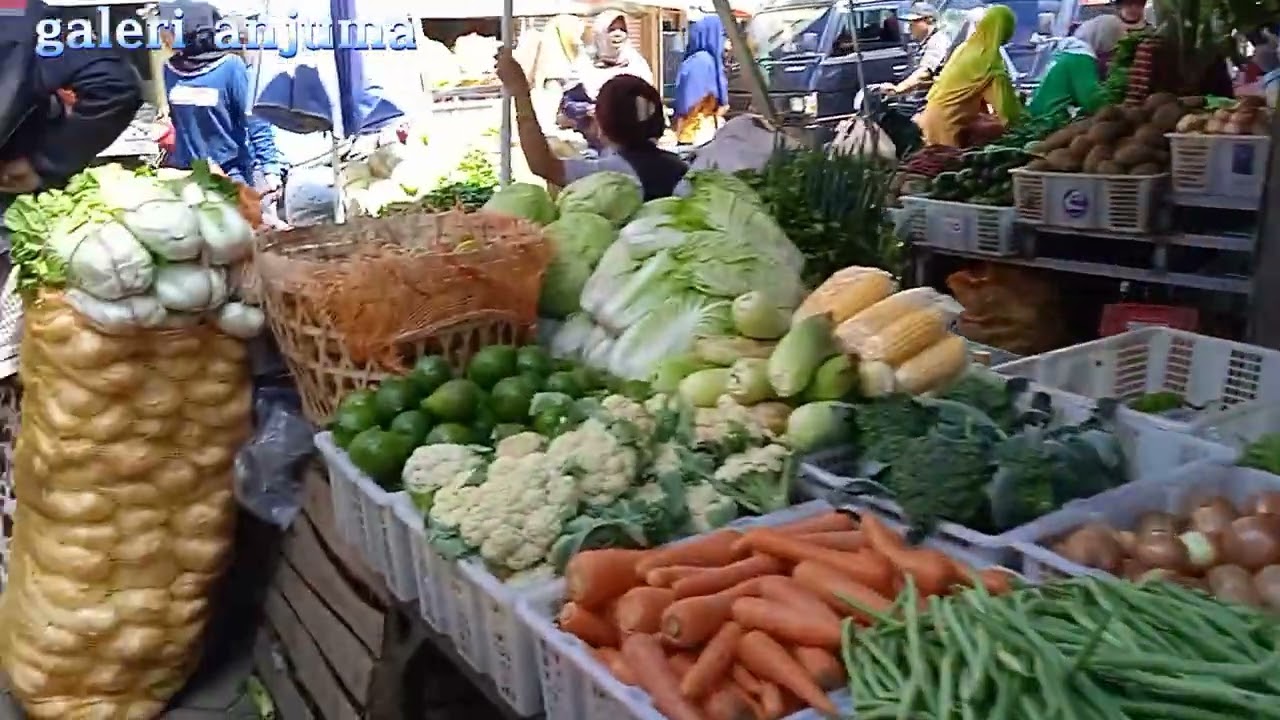 MURAH! DISINI TEMPAT KULAKAN SAYURAN HARGA GROSIR | PUSAT BELANJA PASAR SAYUR PLAOSAN MAGETAN