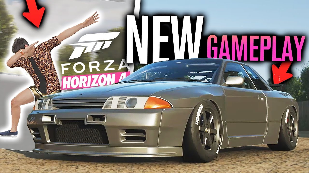 Forza Horizon 4: NEW GAMEPLAY! Customization, BODY KITS, Houses, Emotes, Outfits, Spacers & MORE!!!