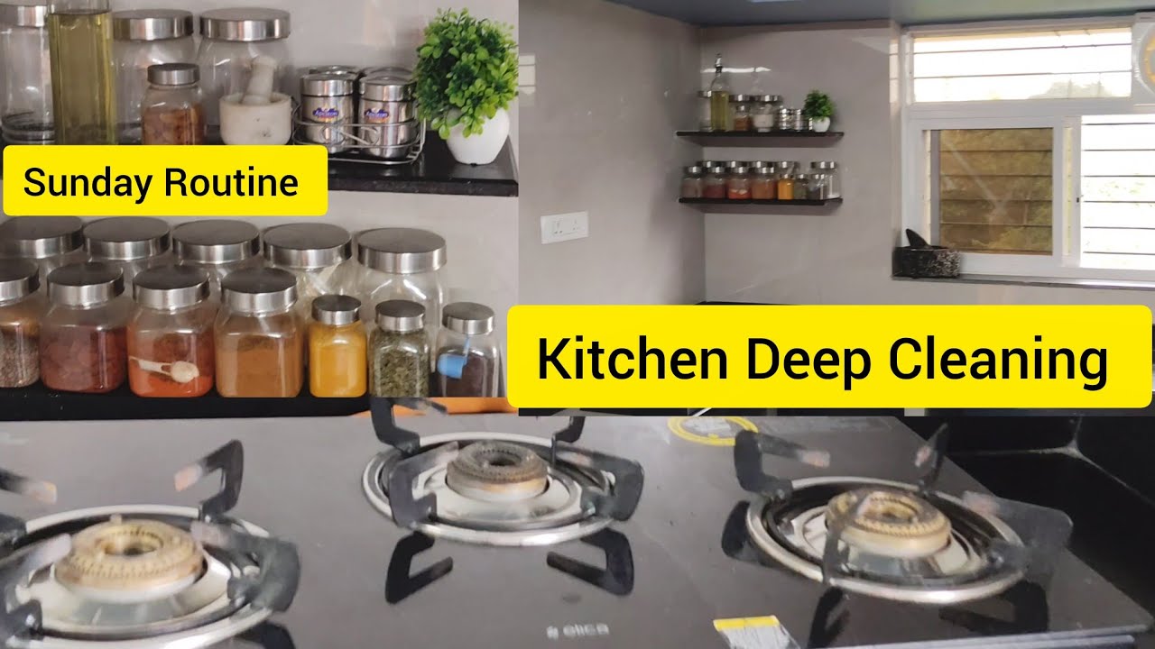 Day 15: Kitchen Deep Cleaning|Sunday Routine|@MrsDalvi-Goa #goanvlogs #goanvlogger #kitchencleaning