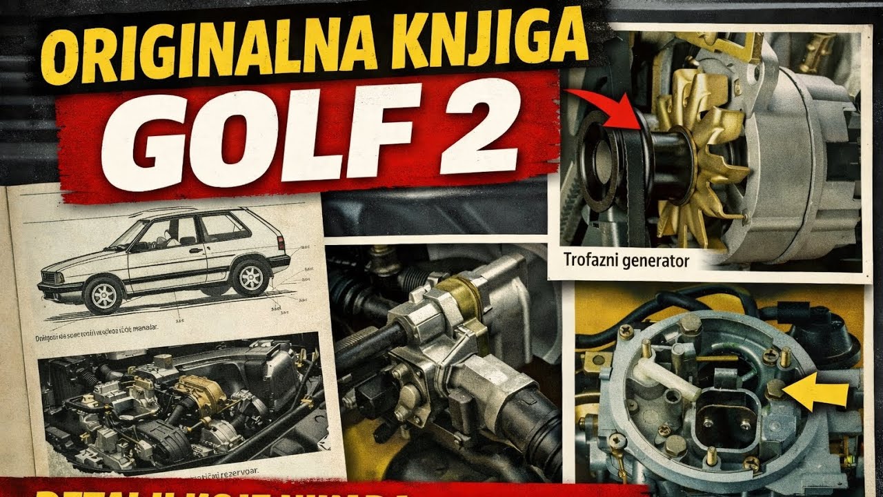 Golf 2 originalni katalog – skrivene tehničke stvari