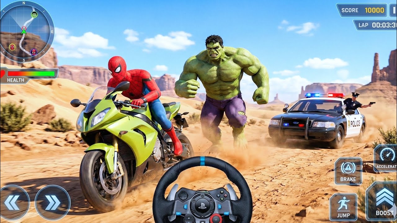 🥳Spiderman,huk and🌿mc Queen 🦚 escaped from 🚨police car and 🎊modify police car 🎉simulator aura game 🌟