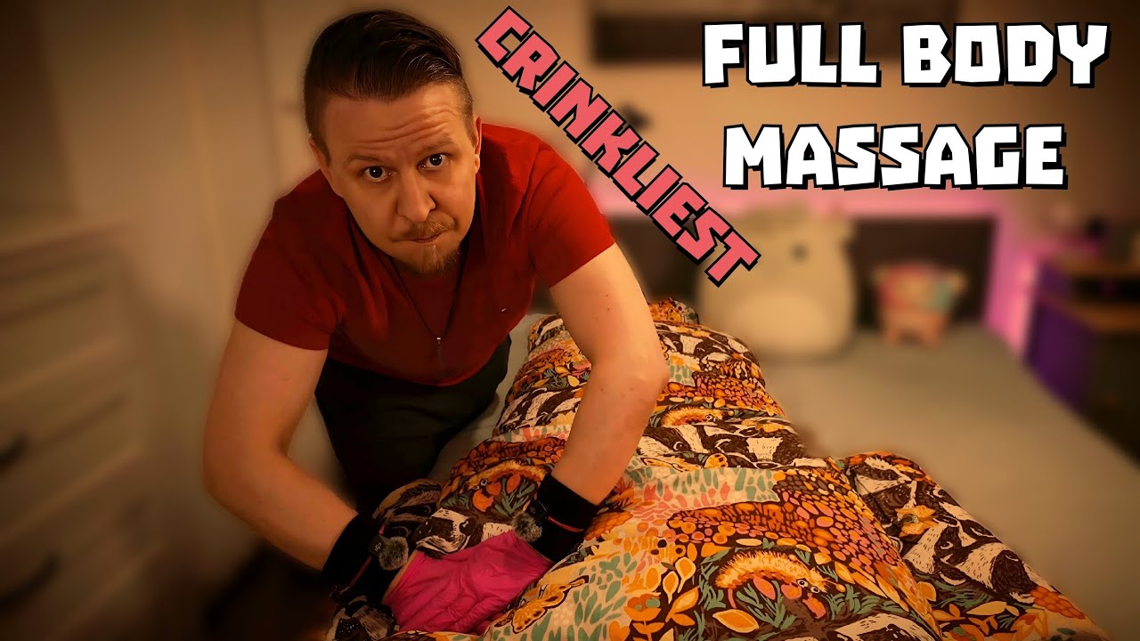 #131: ASMR: POV Full Body Massage In Bed (Crinkly Blanket) 