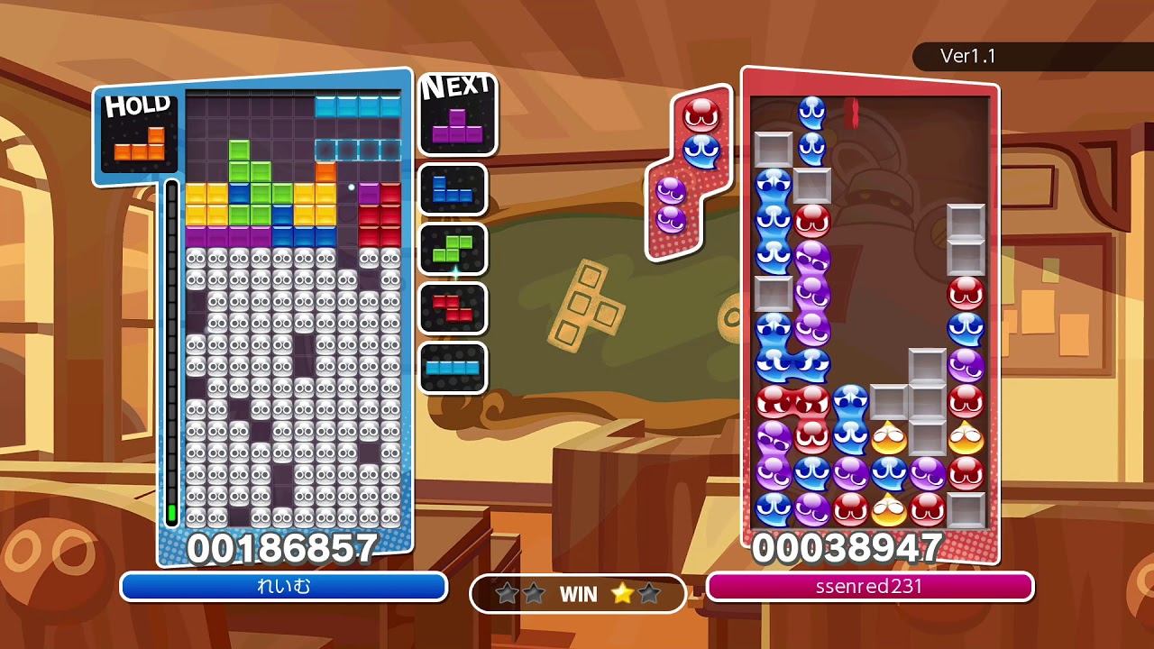 [Puyo Puyo Tetris] Puzzle League VS: Doremy vs. ssenred231 (10-12-2019, Switch)