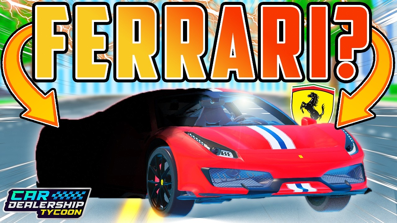 THIS LICENSED BRAND is CONFIRMED Coming to Car Dealership Tycoon!