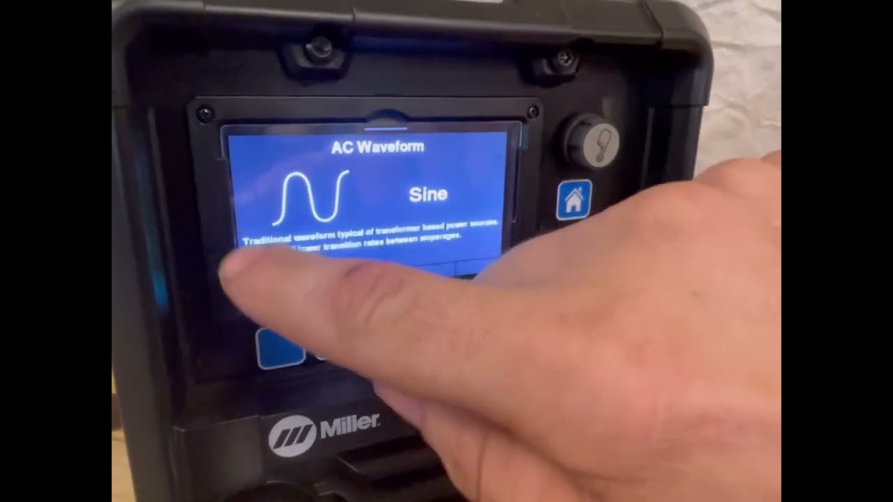 Part 2: Ac setup/features on the new dynasty 210 tig welder