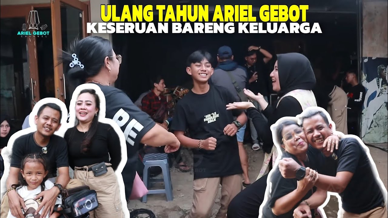 KESERUAN KELUARGA RUSDY OYAG DI ACARA ULANG TAHUN ARIEL GEBOT