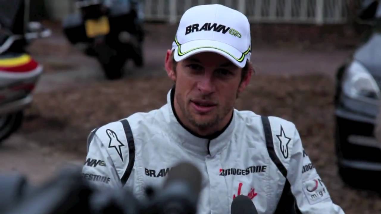 Jenson Button at Bluewater