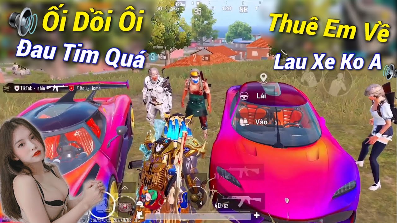 PUBG Mobile | Cô Bé Xúc Động Phát Khóc Làm Náo Loạn Cả Đội Vì Thấy Combo Siêu Xe Koenigsegg 🤣