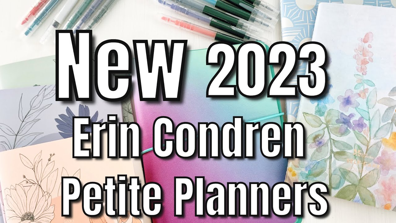 2023 ERIN CONDREN PETITE PLANNERS | COLORBLENDS PETITE FOLIO | UNBOXING!