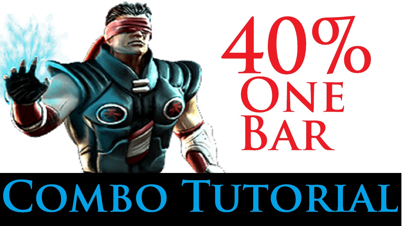 Mortal Kombat X - Combo Tutorial - Kenshi (40% One Bar) (Kenjutsu)