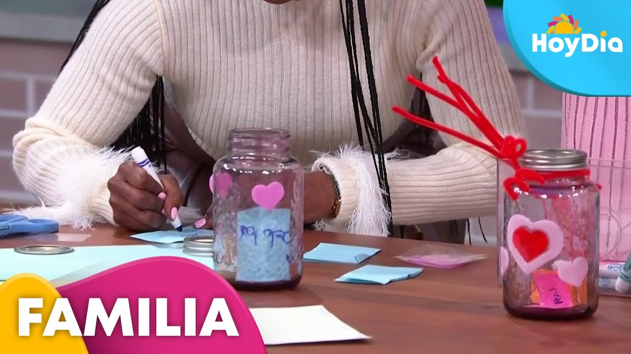 ¿Cómo hacer el frasco de los momentos en familia? | Hoy Día | Telemundo