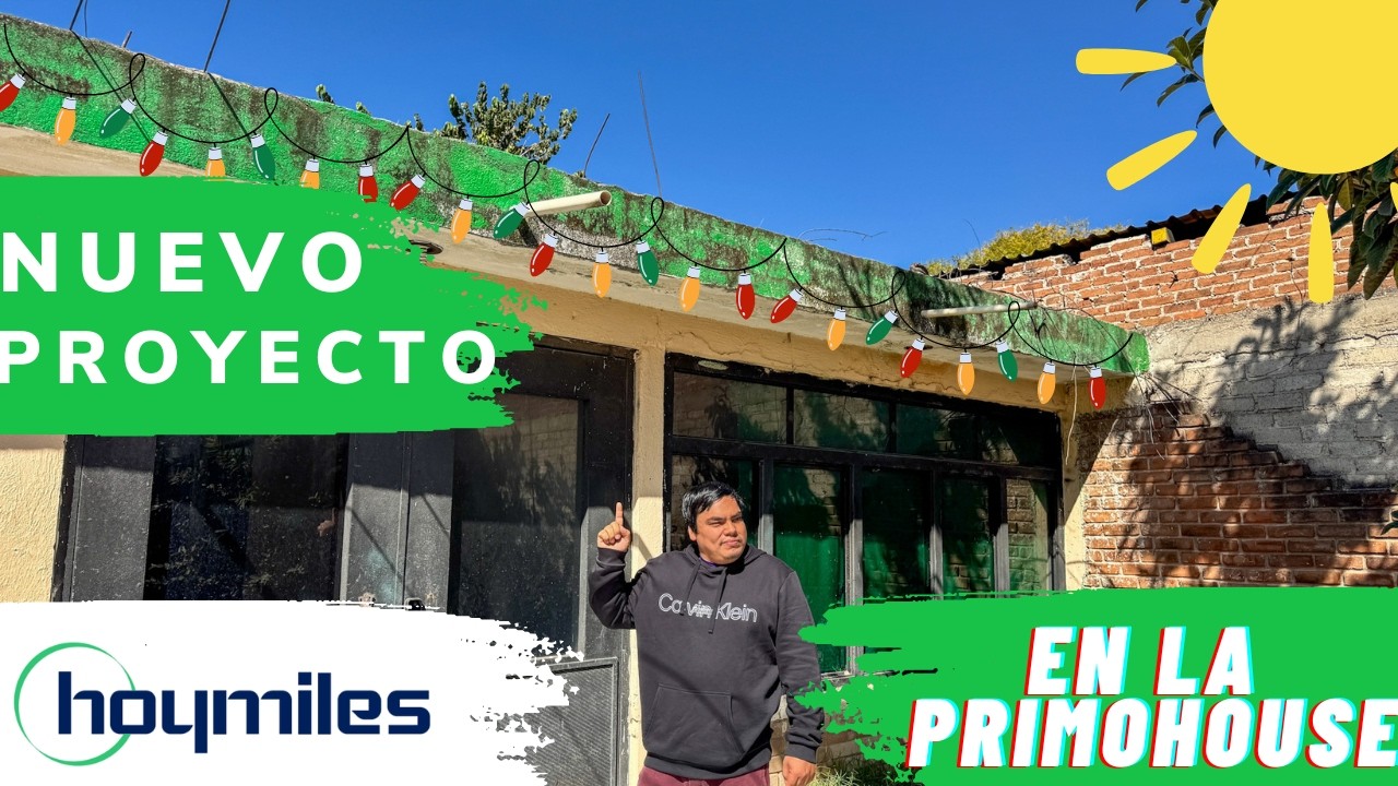¡Iniciamos el Proyecto de la PrimoHouse Solar ☀️☀️! 😱 Unboxing de Microinversores Hoymiles